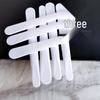 Thickened White Mask Scraper & Mixing Stick for Mud Masks