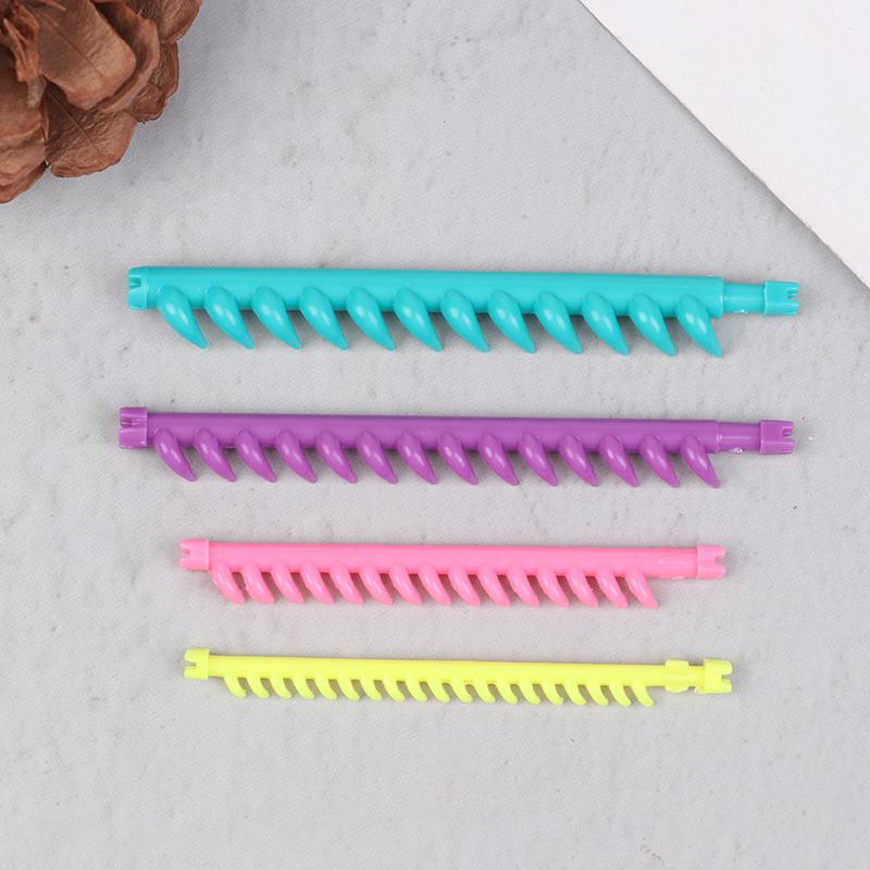 30Pcs/Set 2.3/3.3/4/5Mm Hair Root Perm Rods Bars Curlers With Clips Bangs Fluffy Salon Hair Rollers Set Hair Styling Tools