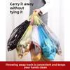 75-piece Drawstring Garbage Bags, Sealed Garbage Bags, Household Hand-held Black Thickened Large Kitchen Plastic Bags