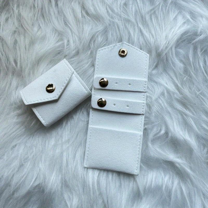 

Mini Jewelry Bag Travel Portable Earring Ring Storage Pouch Necklace Pendant Organization Velvet Foldable Jewelry Bag New