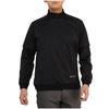 E2MEA502 Blouson with Detachable Long or Short Size L Men's Water-Repellent Half-Zip-Up Sleeves, Sleeves, Black,