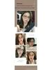 Jinghe Korean-Style Round Frame Women's Myopia Glasses, Tea Color, Suitable for Fair Skin, Can Accommodate Astigmatism.