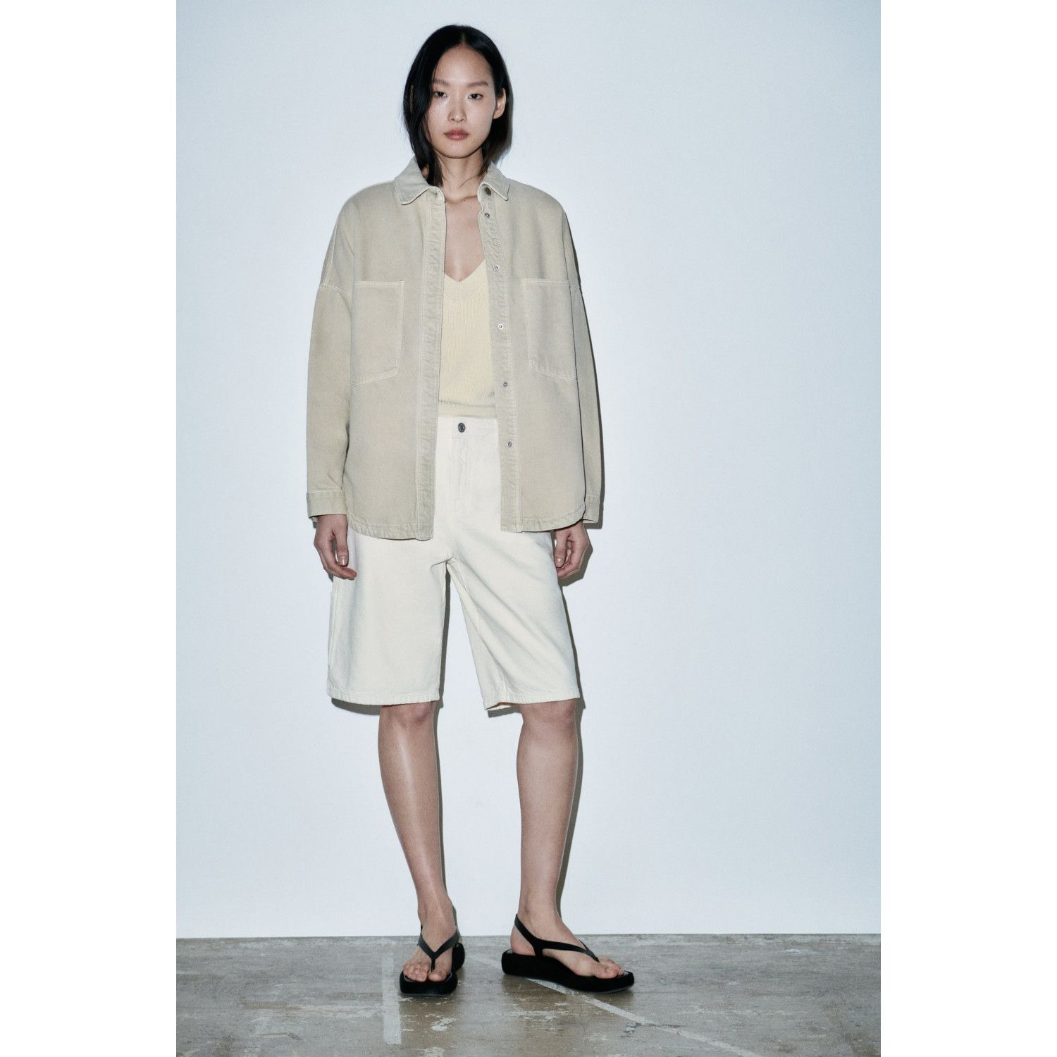 

ZW DENIM SHIRT WITH POCKETS