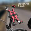 BENGGUO 4-Claw Bicycle Phone Mount 360 Degree Rotation Shockproof Motorcycle Cell Phone Bracket