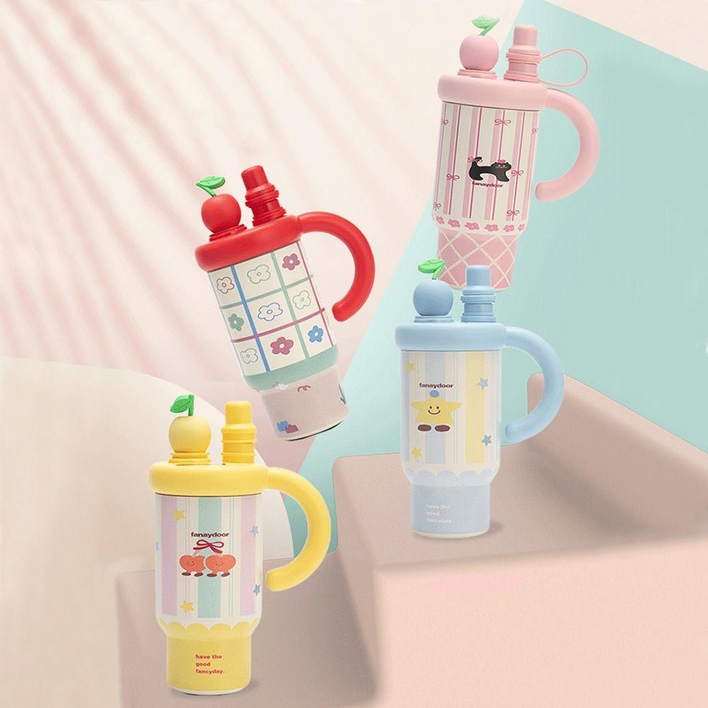 Leak-proof Coffee Cup Stainless Steel Thermal Coffee Mug Fashion Insulated Water Bottle  Travel