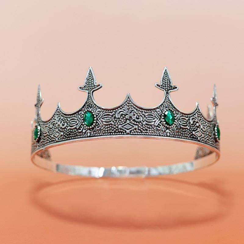 Crown Prince Crown Wedding Birthday Ball Party Halloween Decoration Hairpin