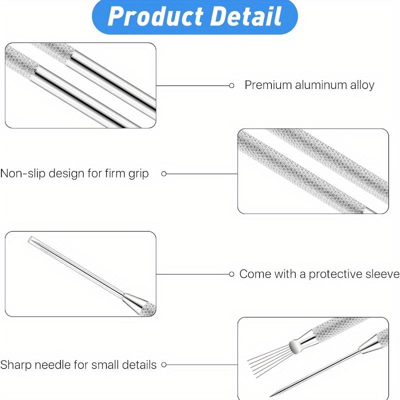 8Pcs Products Ceramic Tools Trimming Aluminum Rod, Trimming Scissors, Sculpture, Scraper, Clay Sculpture, Precision Sculpture, Oil Clay Ceramic Tools