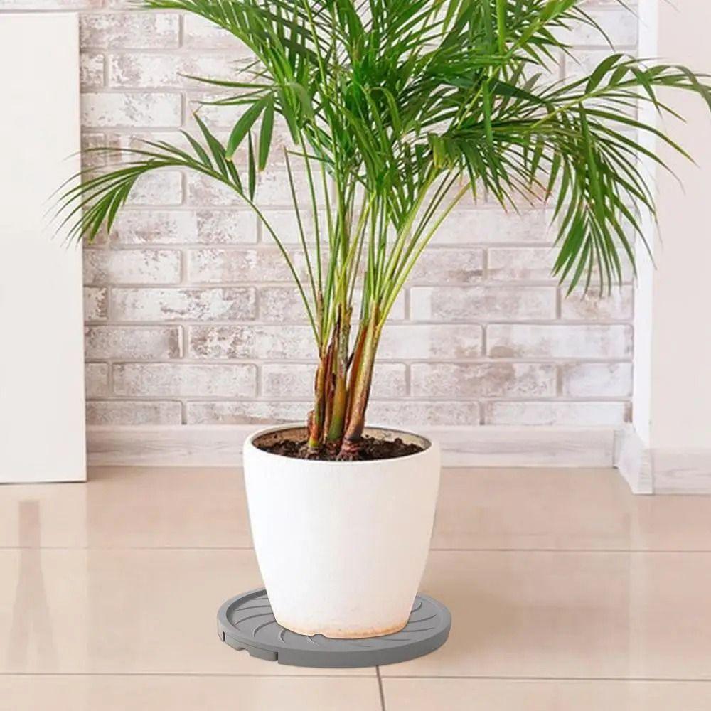 Round Rolling Flower Pot Tray High Load Bearing Flower Pot Mover Durable Plant Roller Base  Outdoor