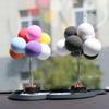 Love Balloon Bobblehead Car Dashboard Ornament Cute Spring Shaking Head Interior Decoration Auto Accessory