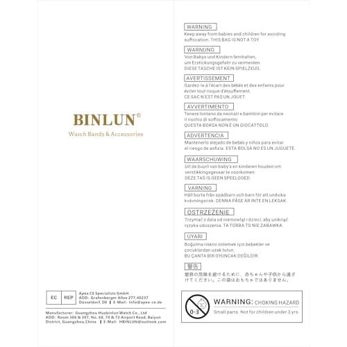 BINLUN Genuine Leather Watch Band with Crocodile Pattern, Quick Release, Replacement Strap for Men and Women, 18mm, 19mm, 20mm, 21mm, 22mm, Breathable