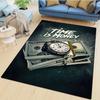 Money Rug - Home carpet Office Decorative Carpet For Living Room Bedroom Door Mat Floor Rug Computer Chair Area Rug