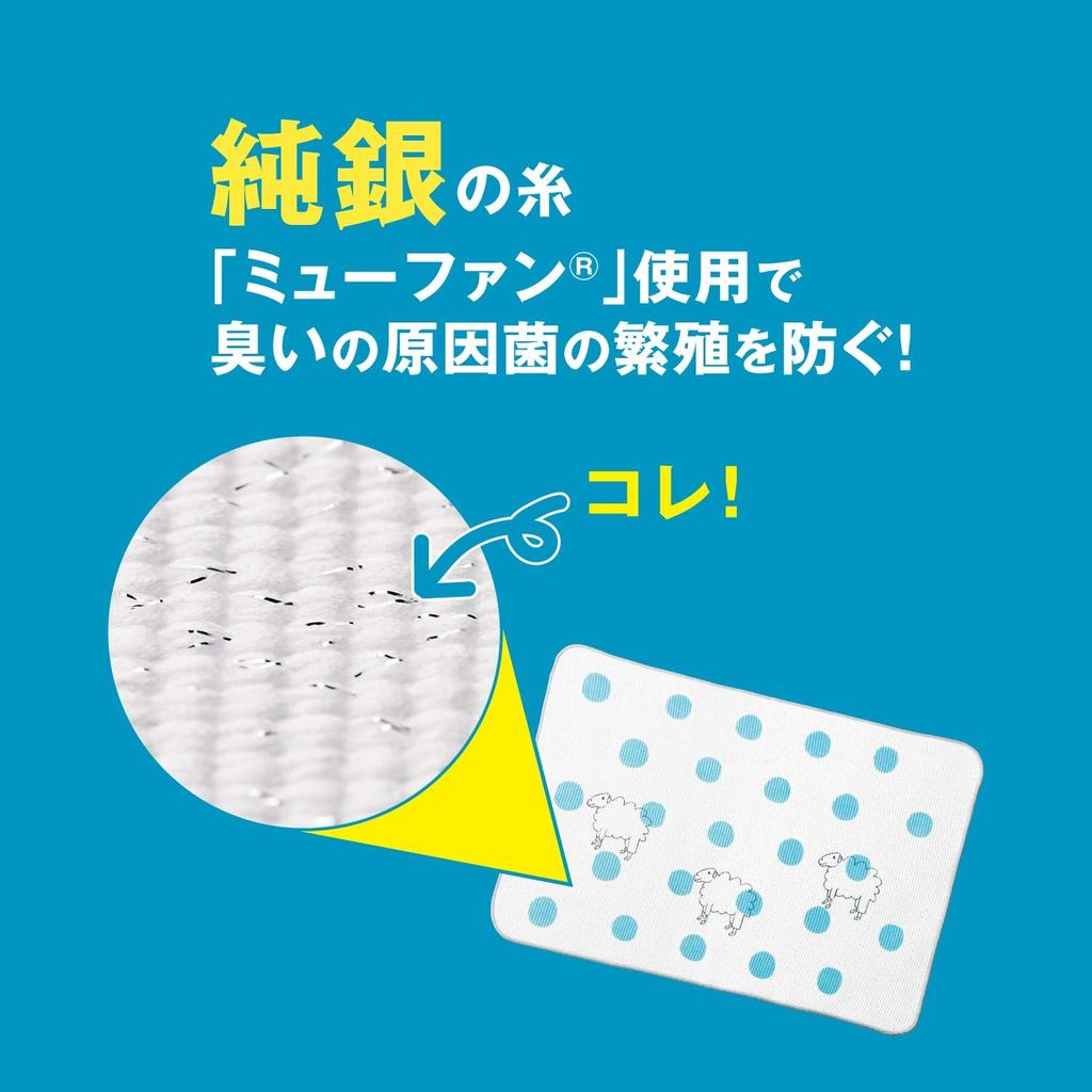 Designer dishcloths Silver antibacterial and absorbent dishcloths Polka dots Set of Antibacterial and deodorizing dishcloths in Countertop dishcloth