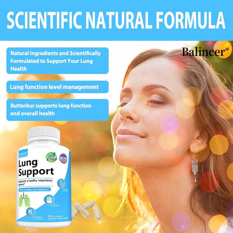 Natural Herbal Blend with Vitamin C & K2, 120 Vegetable Capsules Dietary Supplement