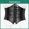 Belts Faux Fashion Wide Corset Leather Slimming Body Shaping Girdle Belt For Women Elastic Tight High Waist For Daily Wear