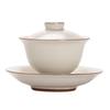Chaxun Ru Kiln Ceramic Gaiwan Tea Bowl Set