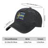 Make Sweden Great Again Sport Retro Denim Washed Baseball Caps Men Cowboy Activities Hats Hiking Peaked Cap