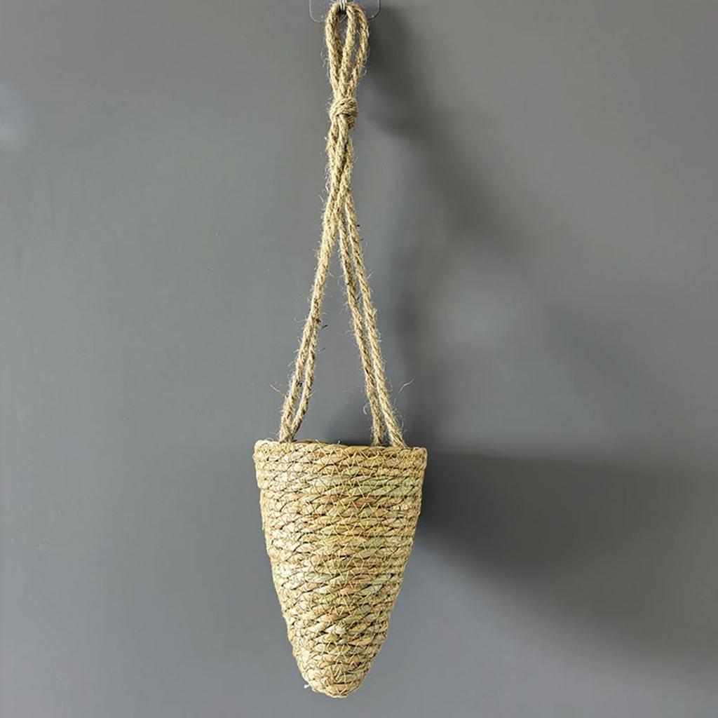 Handmade Plant Hanger Hanging Baskets Hanging Plant Container with Long Handle Suitable for Indoor Plant and Home Decors