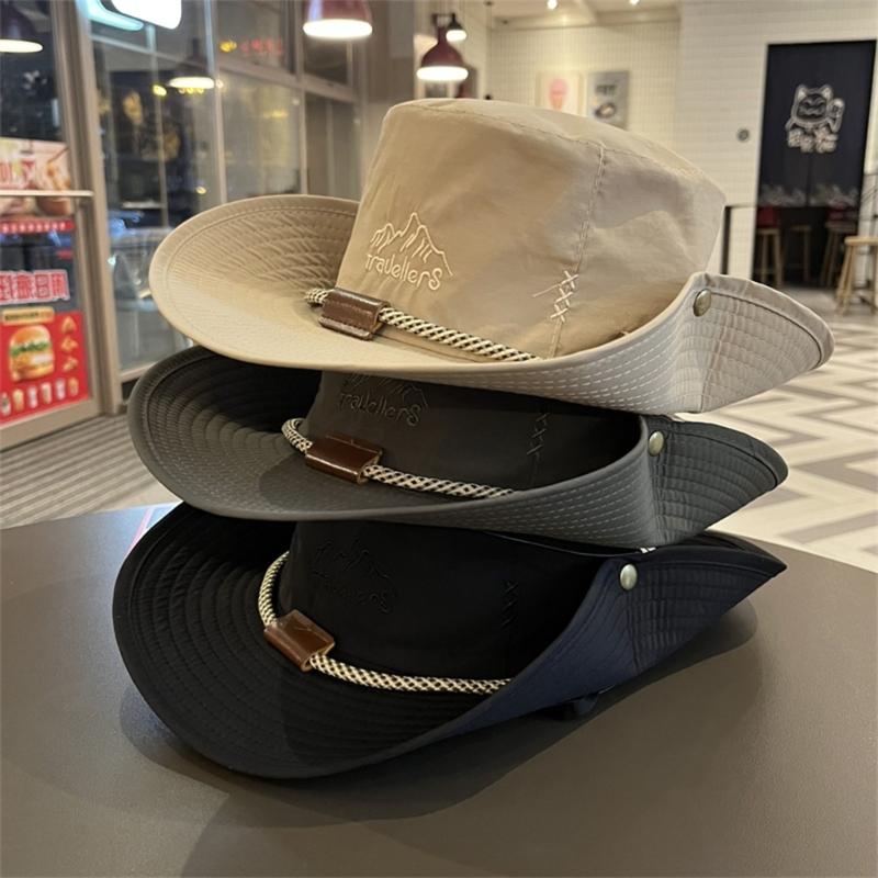 Sunshade Bucket Hat Outdoor Sport Hiking Fisherman Hat Sunshade Wide Brimmed Breathable Sunproof Sun Hat