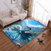 Swans Lake Autumncarpet Yoga Living Room Room Decor Children's Crawling Mat Doormat Area Rug Games Floor Mat