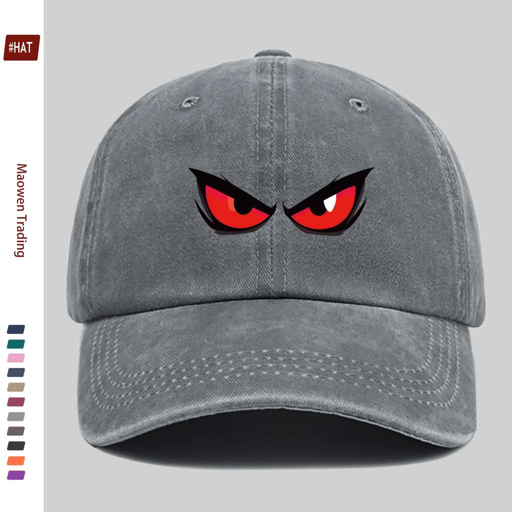 Pc Monster Eye Print Baseball Cap Red Eye Printed Trucker Sun Hat Comfortable Lightweight Papa Hat Dad Mom Beach Party Decor