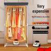 Thickened Steel Pipe Cloth Wardrobe for Bedroom or Dorm Storage, Winter Style