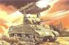Unimodel American M4A3 Sherman Calliope Tank Rocket Launcher Plastic Model UU72376 1/72 (Tank)