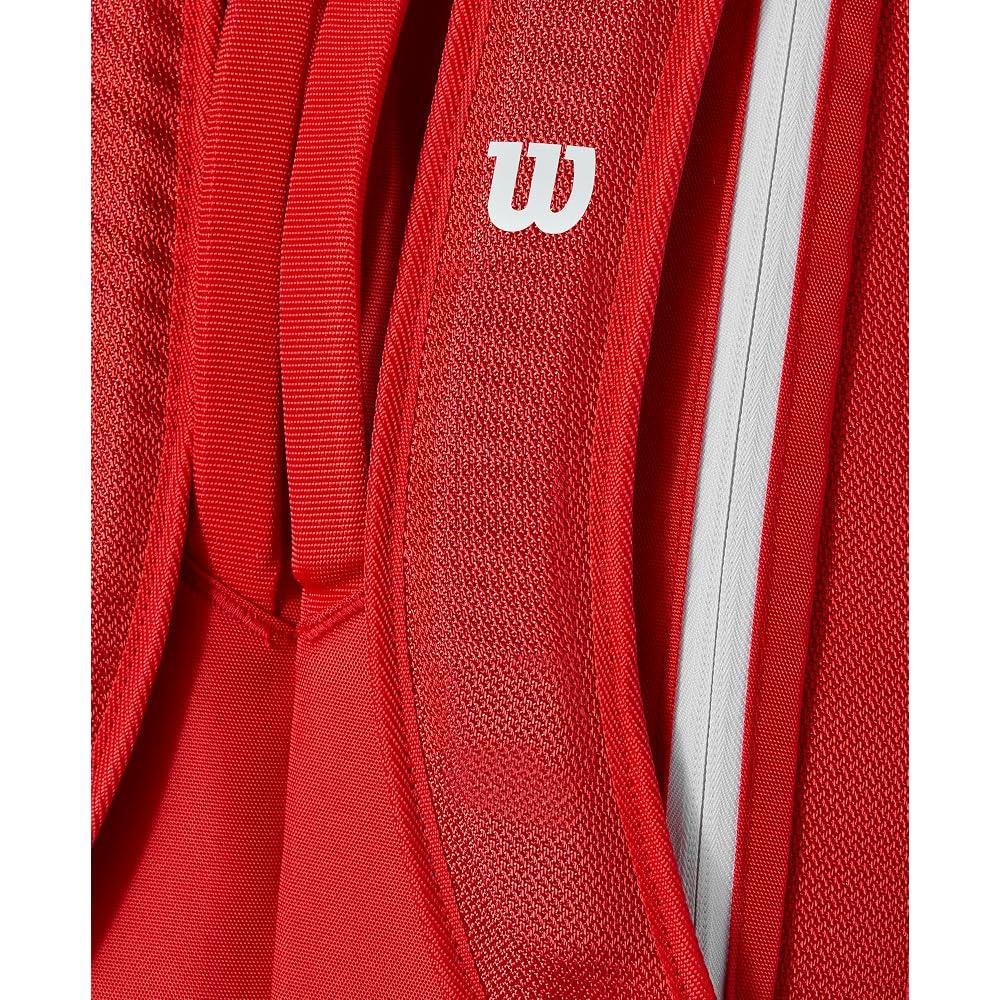 Wilson Super Tour Red Tennis Bag 2025 Large Capacity Durable Design