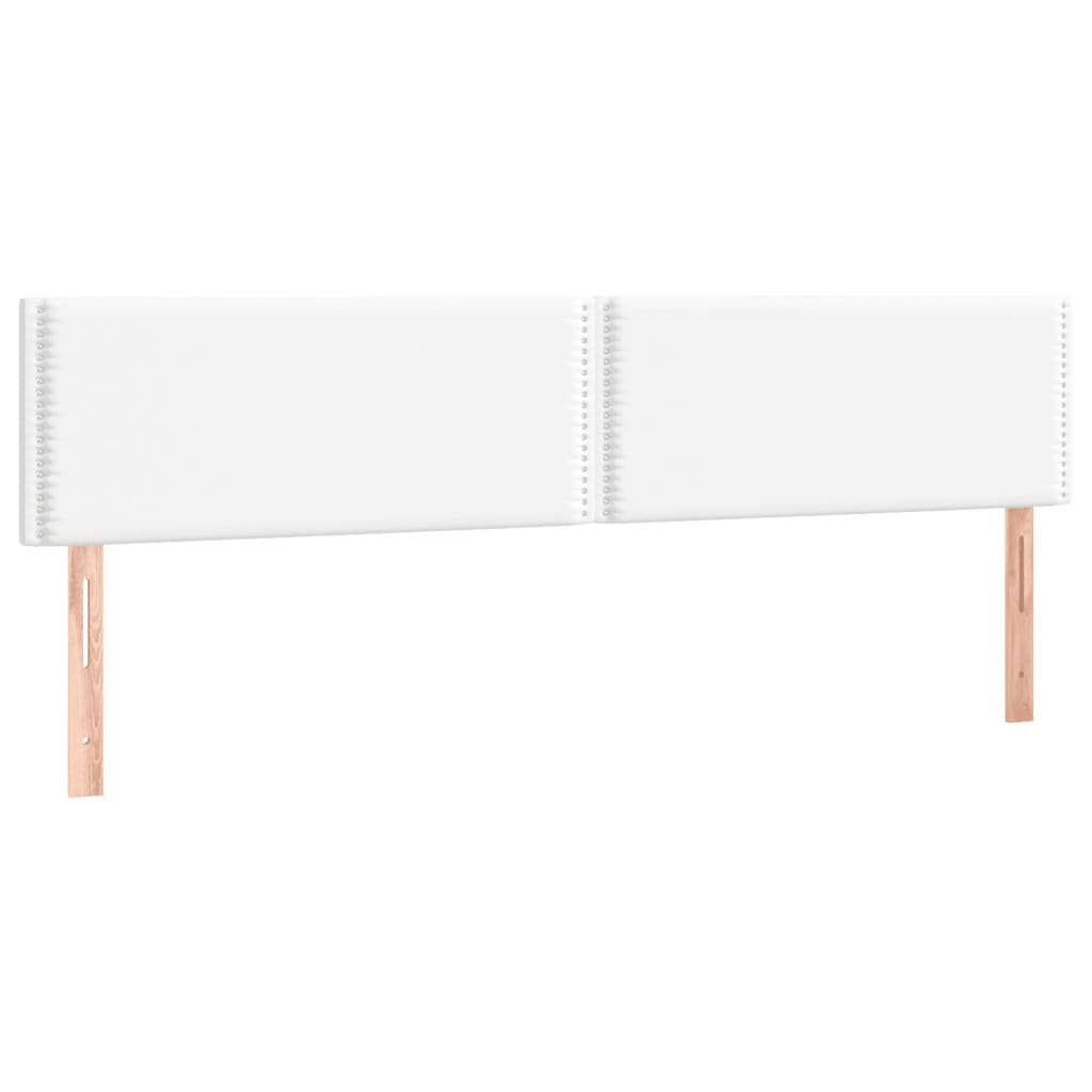 Vidaxl Continental Bed with Mattress, White, 120X190 Cm, Eco-Leather
