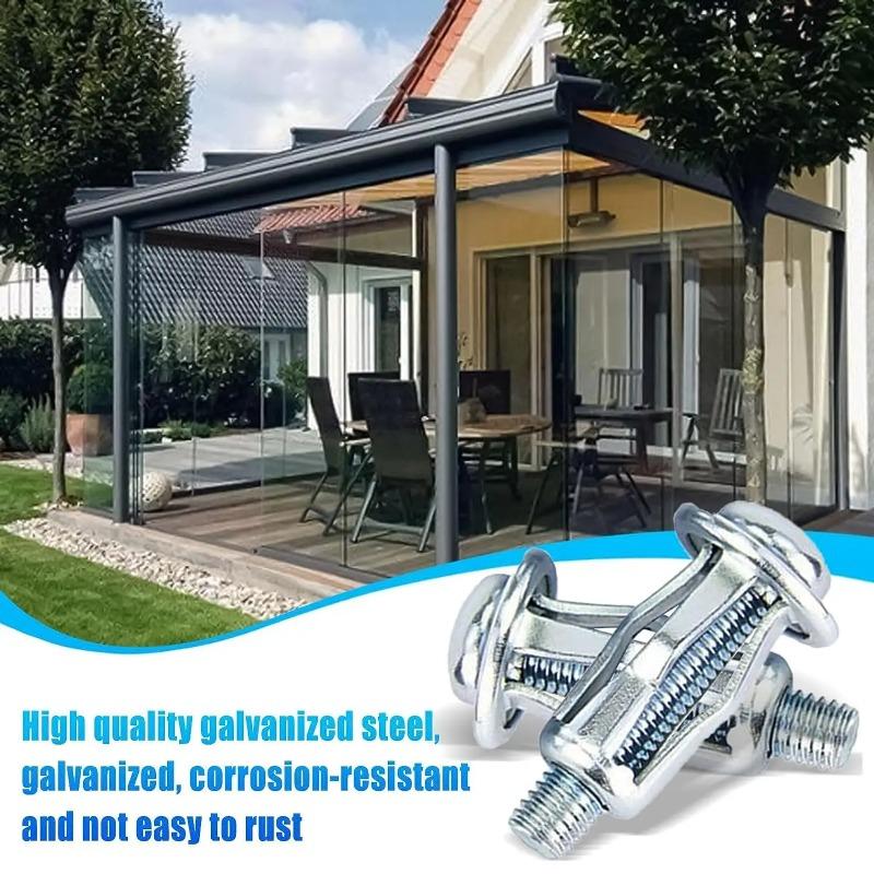 Jack Nuts Screw Petal Screw Anchors Petal Expansion Plugs for Curtain Expansion Clamp Petal Rivet Lock Bolt Board Wall Fasteners