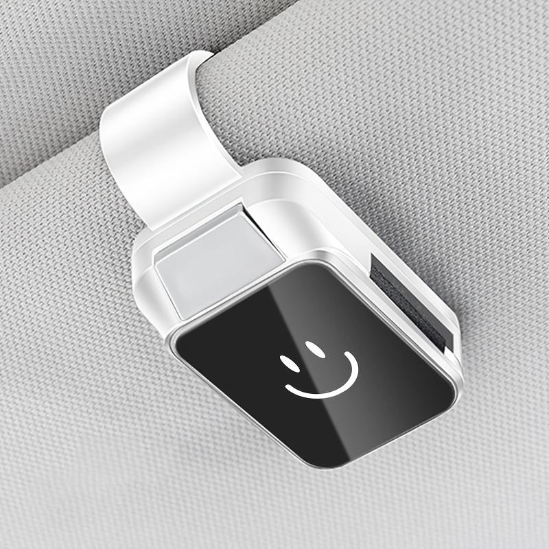 Auto-Brillenhalter-Clip - Langlebiges ABS-Harz, Einfache Montage für alle Fahrzeugmodelle, Hält Modebrillen sicher & sichtbar an