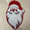 Christmas Tree Shaped Christmas Rug Cartoon Bath Mat Durable Entry Door Mat  Kitchen
