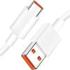 Kabel Xiaomi Oryginalny Usb - Usb-C Typ C Mocny Szybki 120W Pd 6A 1M Przewód Biały