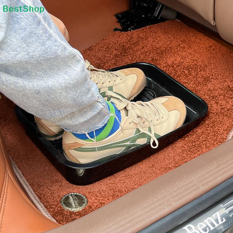Car Shoe Storage Tray,Waterproof Auto Trunk Shoe Organizer Box,Portable Vehicle Footwear Holder for Car Interior