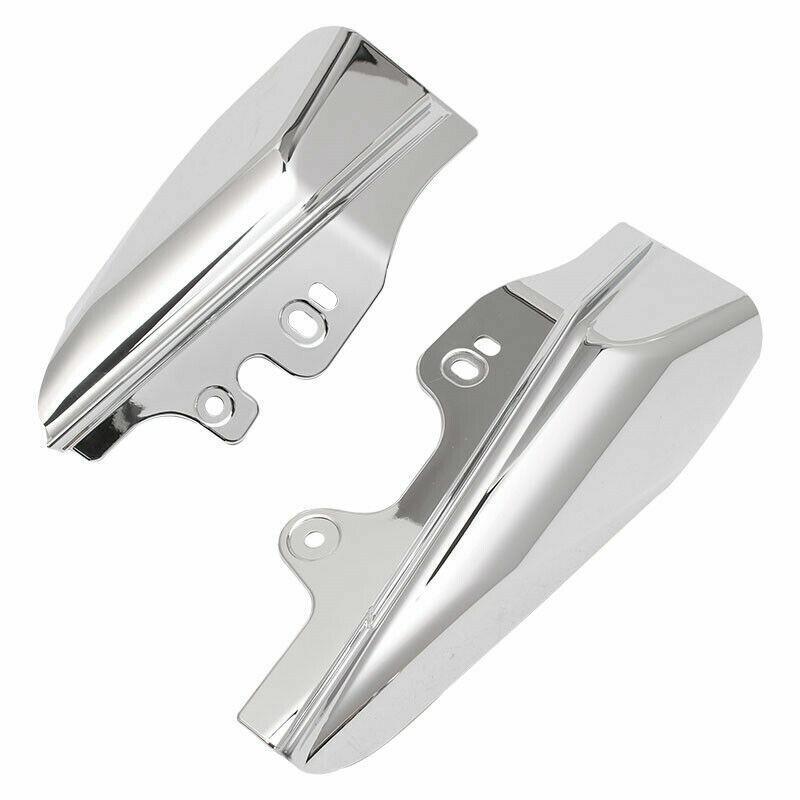 Chrome Motorcycle Mid-Frame Air Deflector For Harley Touring Street Electra Glide Road King FLHR FLHX FLTR FLHT FLHRS 2001-2008