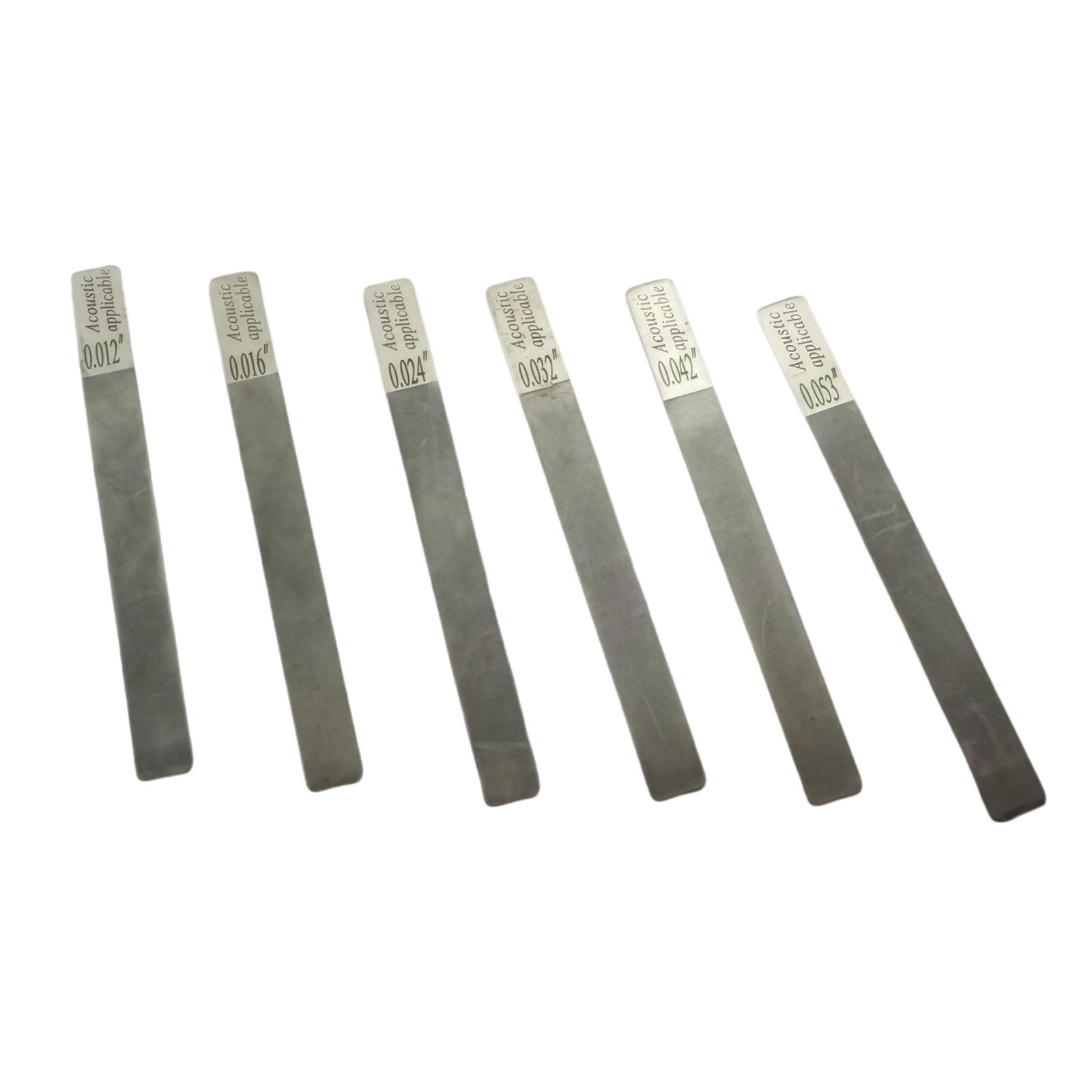 

6Pcs Guitar Nut Fret File Slot Luthier Repair Tool Guitar Nut Frets Cleaning Tools for Electric Acoustic Guitars & Bass Care