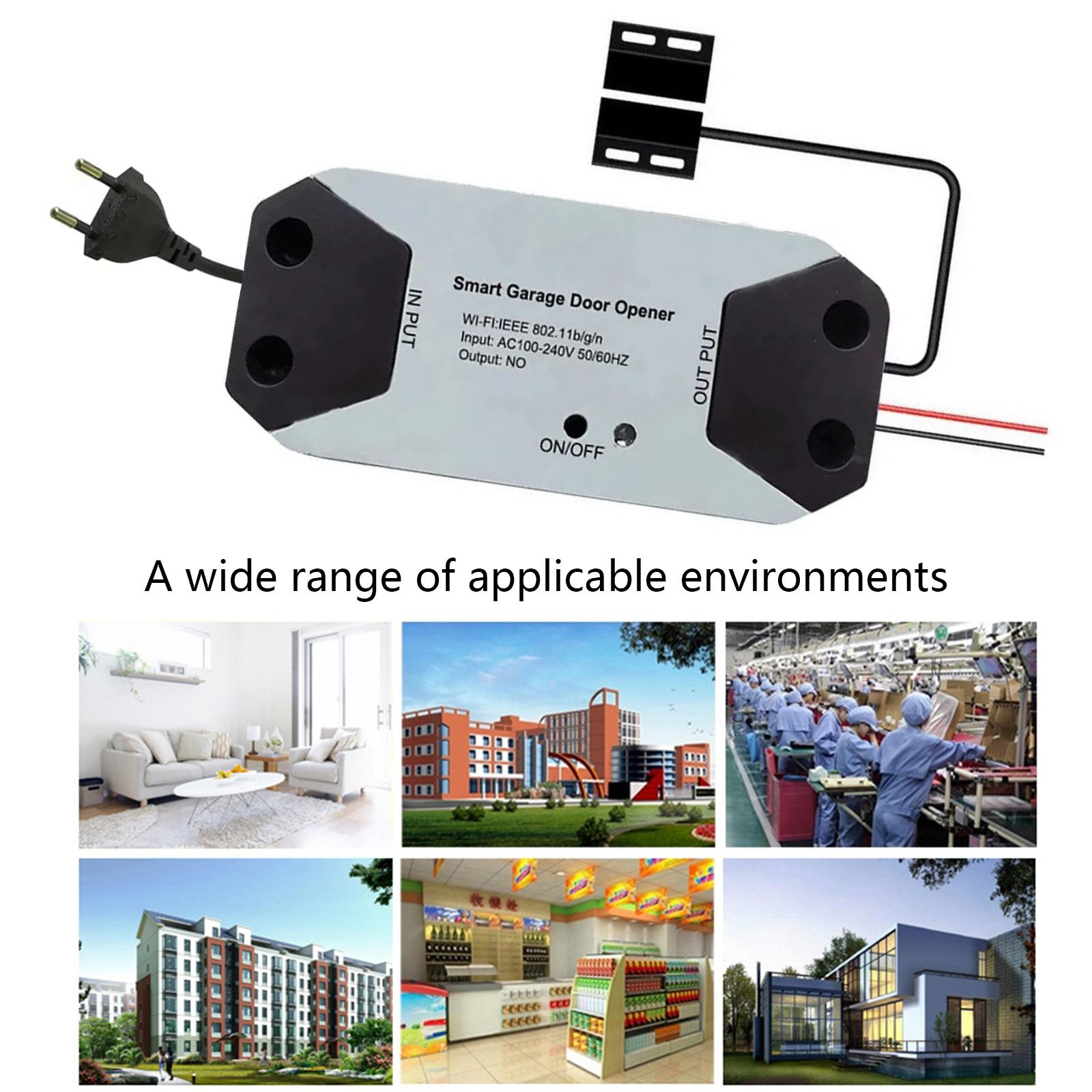 Intelligent Door Opener WiFi Switches Garage Door Controller APP Remote Garage Door Motor Kit Controller Easy to Use