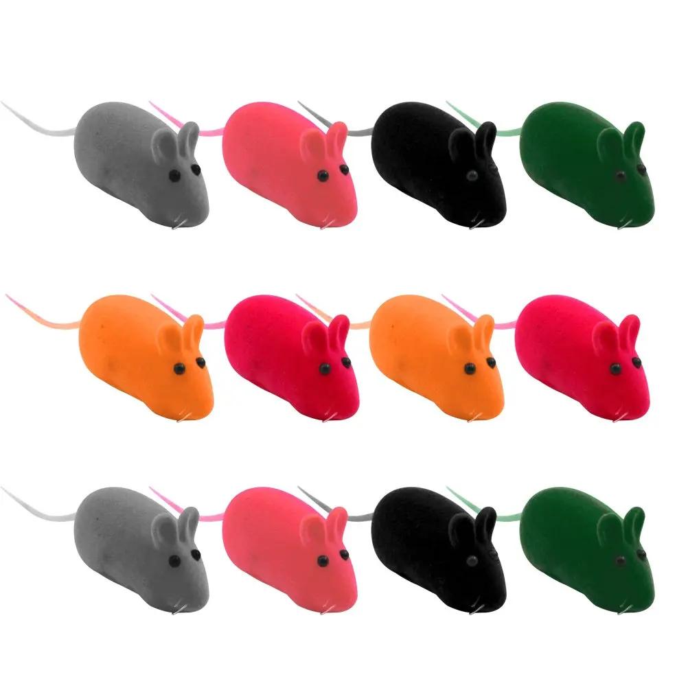 10Pcs Cartoonish Rodent for Pets Stimulates Curiosity Flashy Tones Keeps Cat Dog Busy Prevents Furniture Damage cat toys