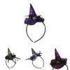 Halloween Witch Hat Headband Pumpkin Hair Hoop Spider Web Costume Party Props