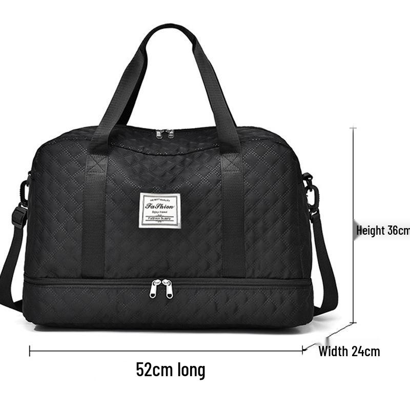 Simple Large Capacity Travel & Gym Bag for Short Trips, Yoga, Swimming, and Fitness