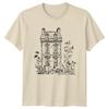 Architectural Sketch House And Garden TShirt Art Decor Gift For Him And Her