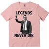 Legendy nikdy neumierajú Charlie Kirk Tričko Unisex Dámske Oversized Bežné Krátke rukávy Unisex Streetwear HuUnisex Práva Vrchné diely