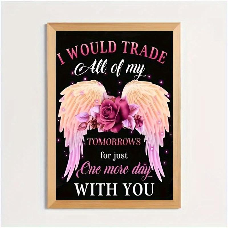 

DIY алмазная живопись Крылья ангела набор для вышивки крестиком мозаика искусство алмазная живопись полный круг/квадратный алмаз украшение дома