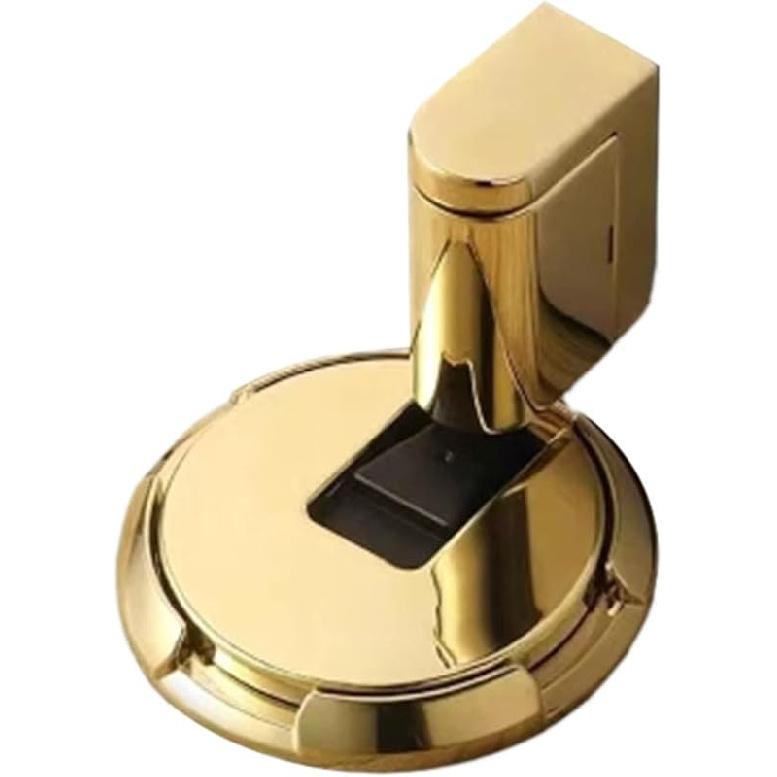 Zinc Alloy Self-Adhesive Door Stopper Door Safety Catch Stopper for Room, Kitchen, Bathroom, Cabinet Metal Door Stopper Self-Adhesive Door Holder