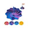 Expanded Sensory Fidget Star with Handles Model Colorful Fractal Fidget Hexagon Desktop Decoration