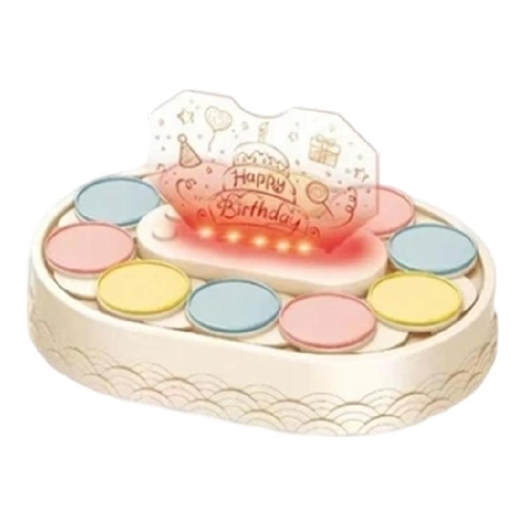 

Stylish Musical Cake Carousels Automatic Rotating Clear Acrylic Stand For Special Event And Home Use 1