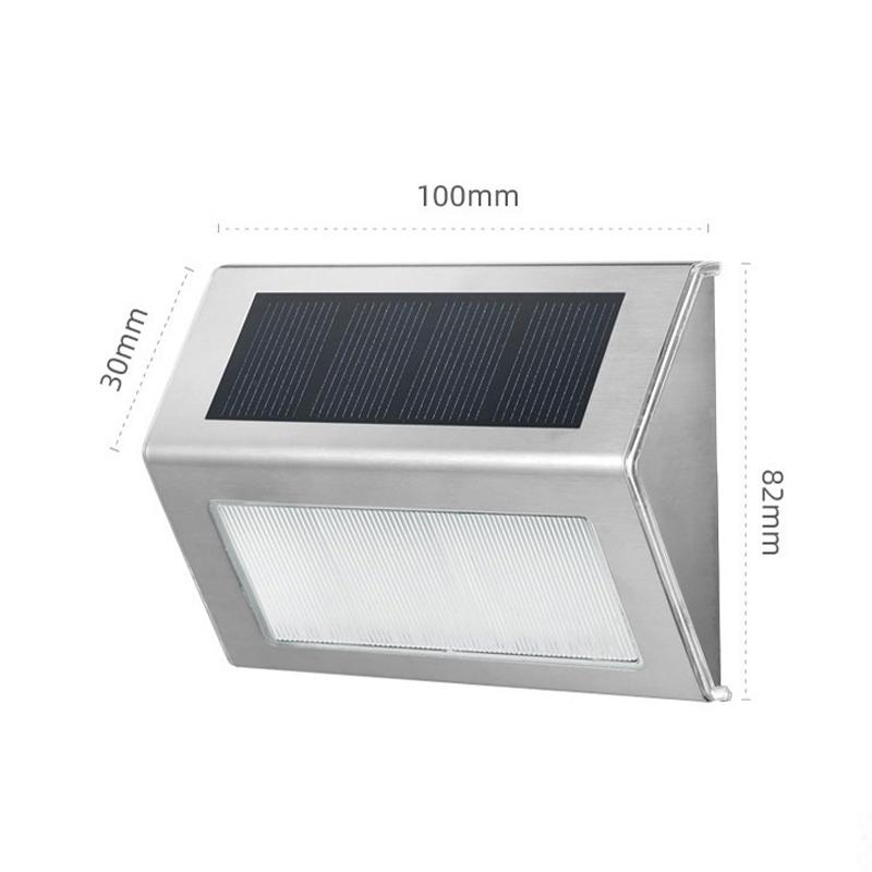 

LED Warm Light Solar Garden Light Home Atmosphere Step Lamp Outdoor Waterproof Decorative Hanging Lamp Staircase Night Light 0-5W