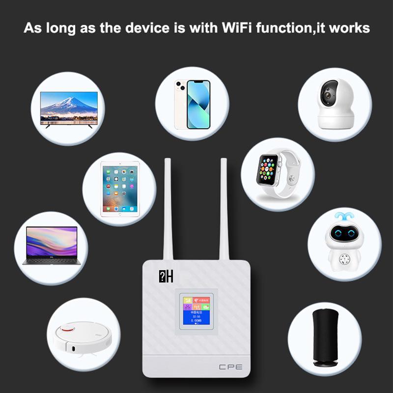 CPF903 4G LTE Wireless Router with SIM Slot for Home & Office