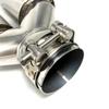 1 Piece Stainless Steel Single Layer Exhaust Tip 63mm Inlet Straight Cut 89mm Outlet Muffler Tail Pipe End Tip