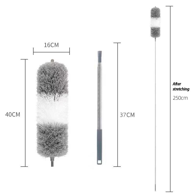 Microfiber Ceiling Fan Duster Extends Up To Long Handled Dust Locking Reusable And Cleaner Brush For Effortless Cleaning