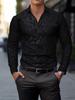Spring And Autumn Men'S Long Sleeve Shirt